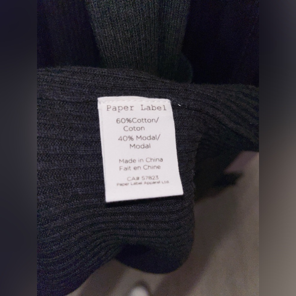 Paper Label Sweater - Picture 5 of 5